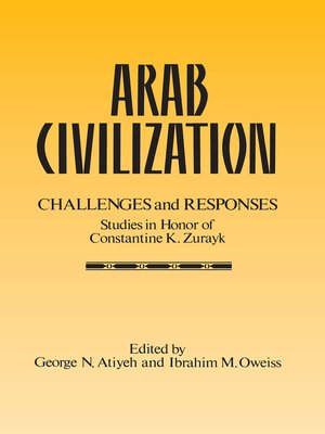 cover image of Arab Civilization